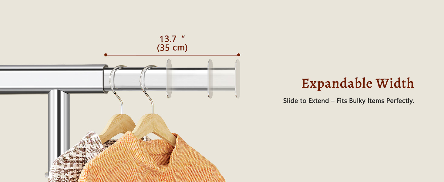 Металевий вішак для одягу на коліщатках FAVOOOSTY, 200 кг, мобільний, швидка установка, 1 стійка