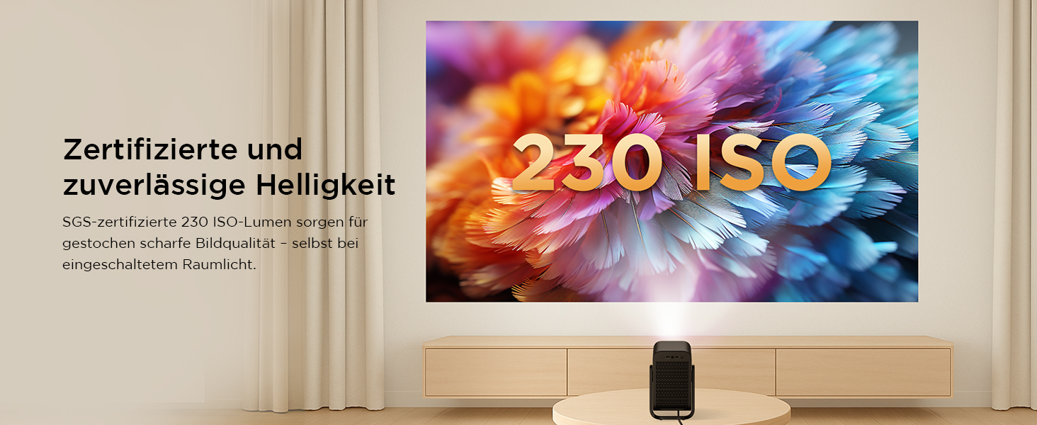 TCL C1 Smart Mini Beamer 4K: Проектор з Google TV, Netflix, Wi-Fi, Bluetooth, Автофокус, Keystone, Dolby Audio 8W