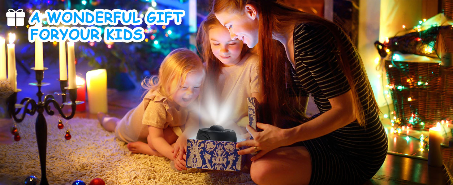 Проектор зоряного неба Planetarium Sternenprojektor: 13 в 1 LED Галактичний проєктор з 12 слайдами для дітей, нічник для спальні, вітальні, вечірки (Чорний)