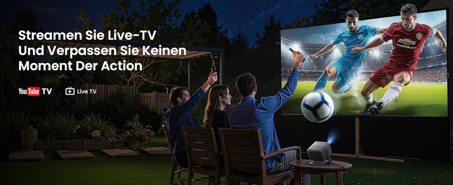 JMGO N1S 4K UHD Міні-проектор: Лазерний, 1100 ANSI люмен, Google TV, HDR10, Dolby Audio, для дому та бізнесу