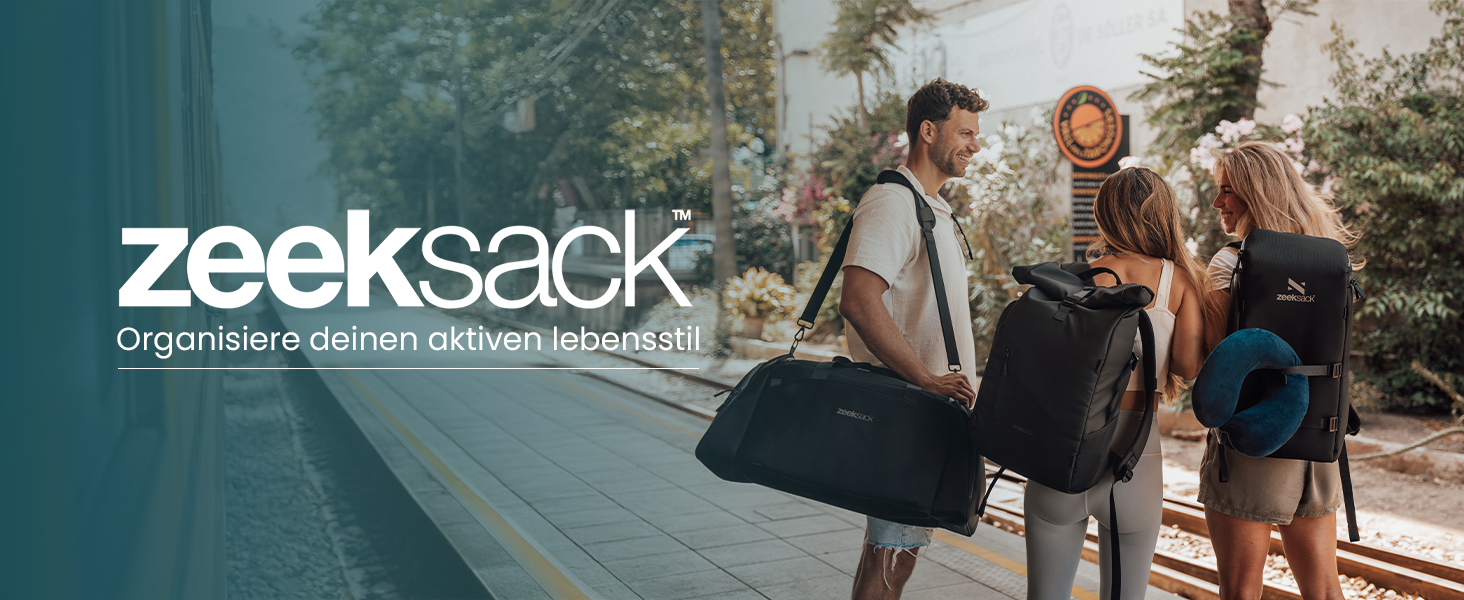 Рюкзак для ручної поклажі Zeeksack The Underseat 15L, Petrol Blue — компактна сумка в літак