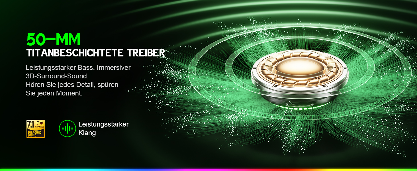 WG1 Bluetooth ігрова гарнітура з мікрофоном, бездротова, 2.4G, для PS5, PS4, PC, Switch, Mac, з LED підсвічуванням, шумозаглушення, 50 годин роботи, Satinweiß (Upgrade-Xbox, Quantum White)