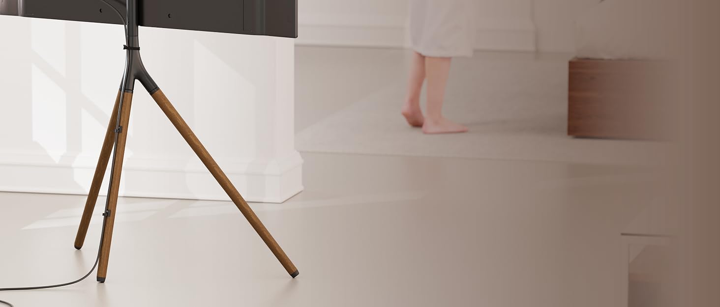 Підставка для телевізора ONKRON PT1-B: чорне скло, 26-55