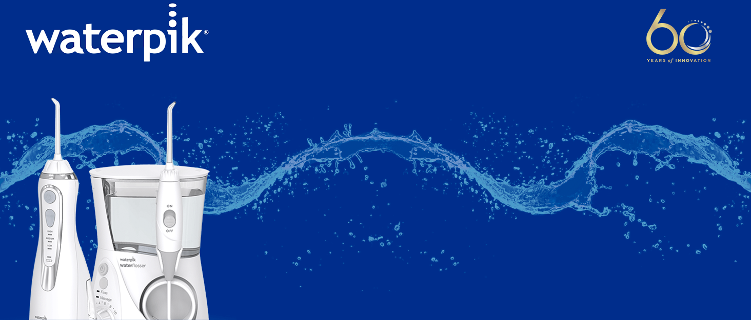 Waterpik Cordless Freedom Waterflosser: бездротова іригатор для рота, водонепроникний, з 3 насадками, білий (WF-03EU010)