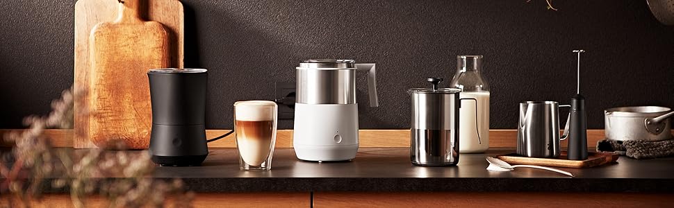 Електричний спінювач молока Tchibo, 130 мл, з нержавіючої сталі, антипригарне покриття, для капучино, лате макіато та какао