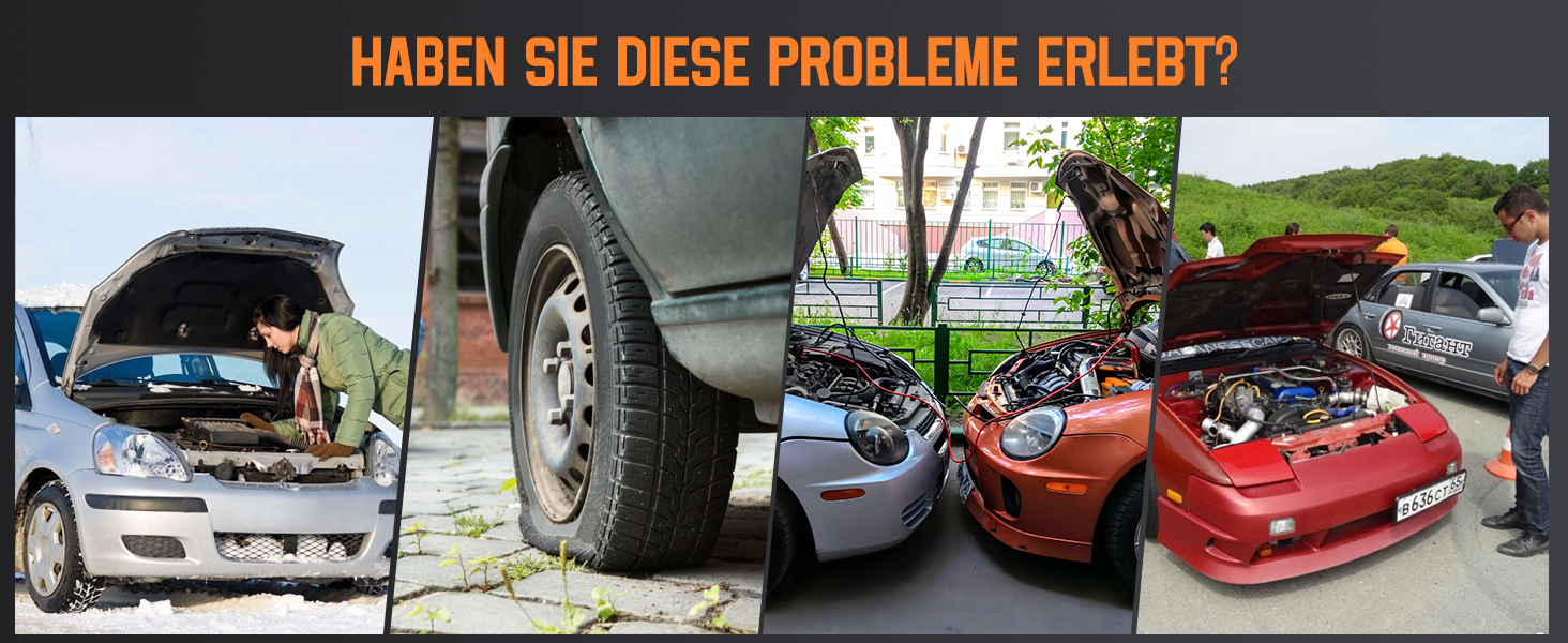 Powerbank для авто Acmount Starthilfe з компресором, 7000A, 150PSI, LCD, LED, для бензинових та дизельних авто (до 9L/8L)