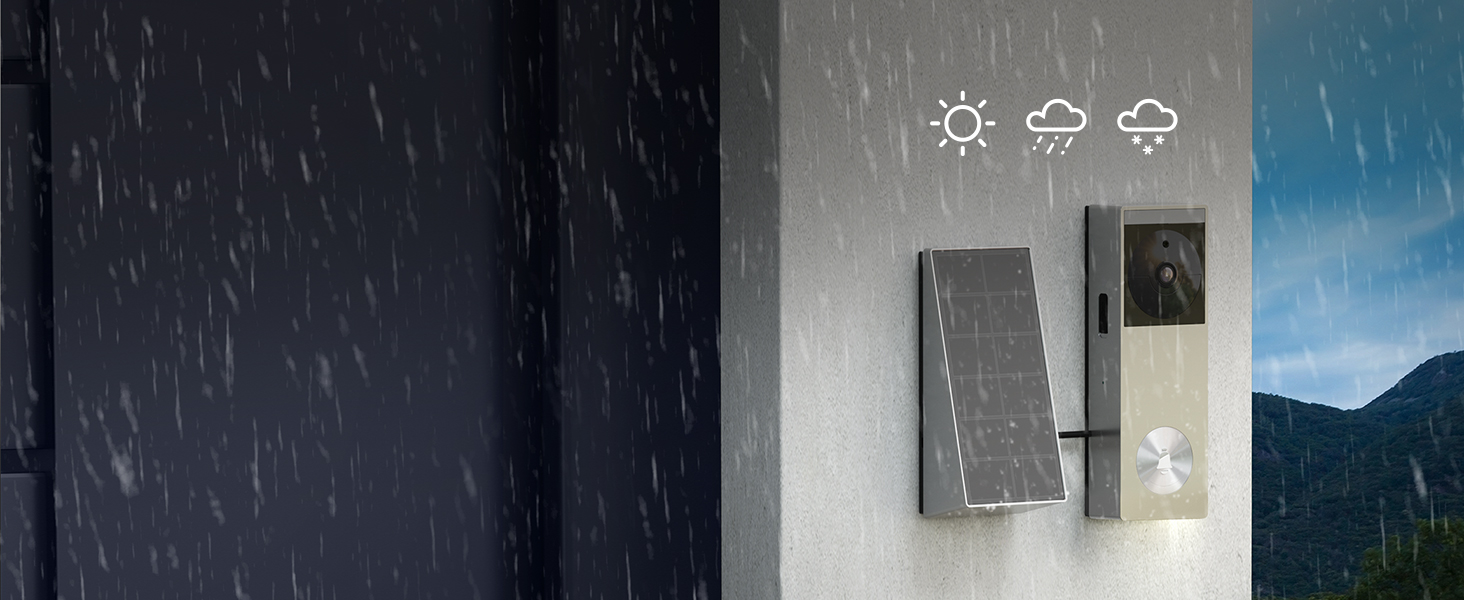 Відеодзвінок EZVIZ CP3 Pro з акумулятором та дзвінком CH1, бездротовий, з камерою, розпізнавання осіб, 2K, кольорова нічна зйомка, двостороння зв'язок, 8GB eMMC, комплект