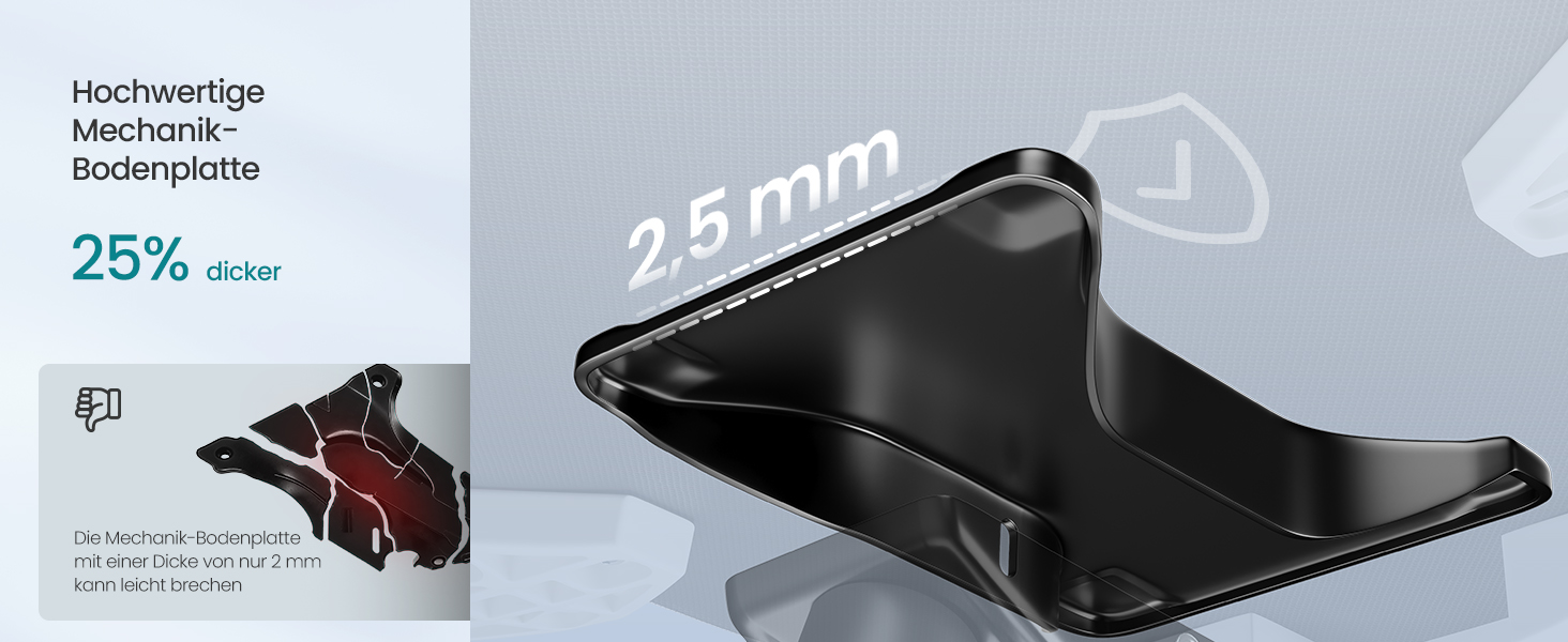 Офісний стіл SONGMICS: ергономічне крісло з регульованою поперековою та підголовною підтримкою, до 150 кг, регульована висота, чорний (OBN066GD01)