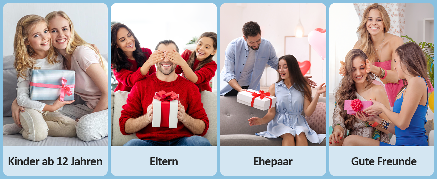 Електрична звукова зубна щітка Läschen, 5 режимів, з чохлом для подорожей, 4 насадки, USB-зарядка на 60 днів, таймер, IPX7 водонепроникність, рожева