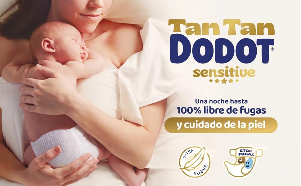 Дитячі підгузки Dodot Sensitive розмір 2 (4-8 кг), 198 шт + 40 вологих серветок у подарунок, гіпоалергічні для чутливої шкіри