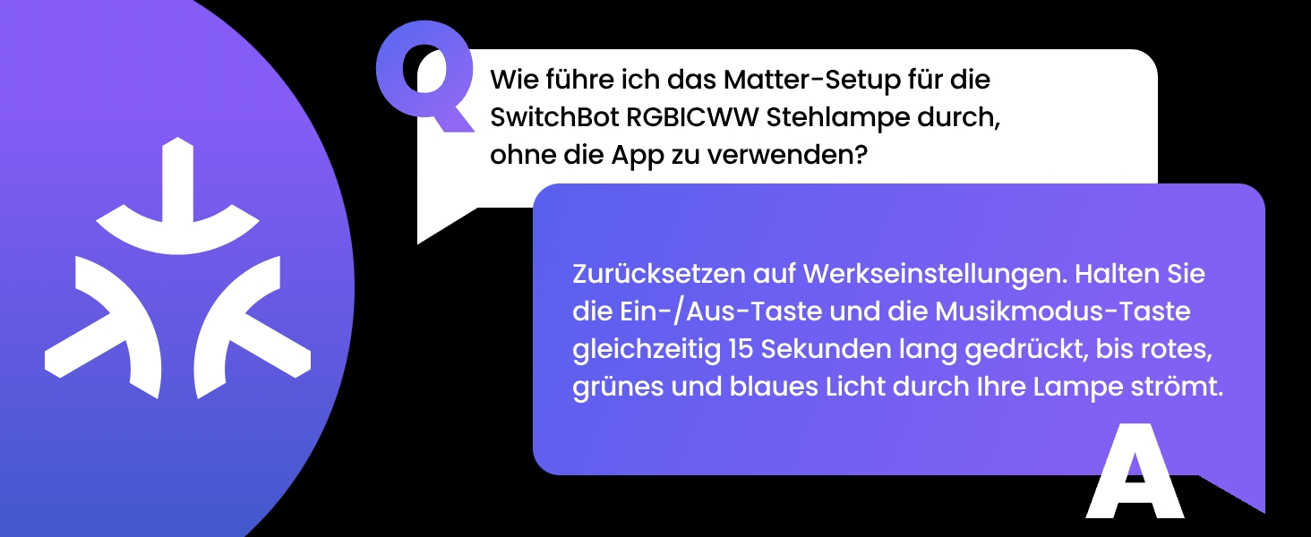 SwitchBot Matter RGBICWW Настільна лампа для вітальні та спальні, димується, з підтримкою Apple Home, Alexa, Google Home, керування через APP, музичні та сценарні режими, чорна LED лампа