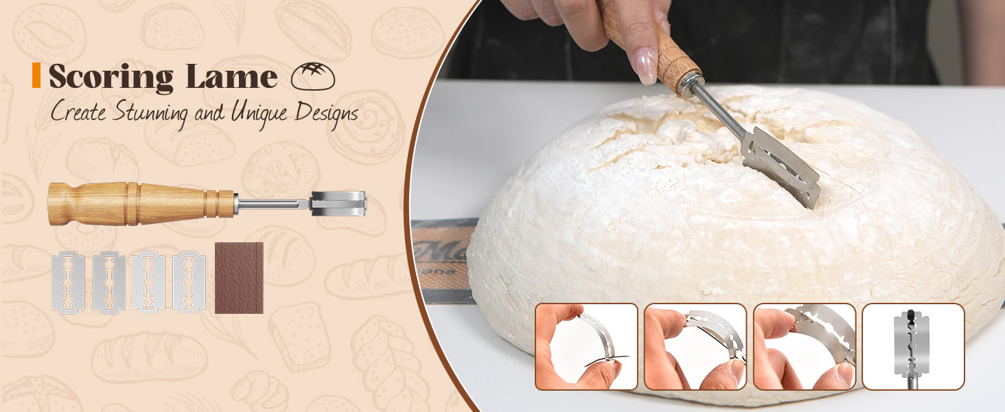 Набір для закваски з силікону MQFORU: 30 шт. Заквасочні корзини (28см круглі, 29см овальні), скляна тара 730мл, щітка, скребок. Для випікання хліба.