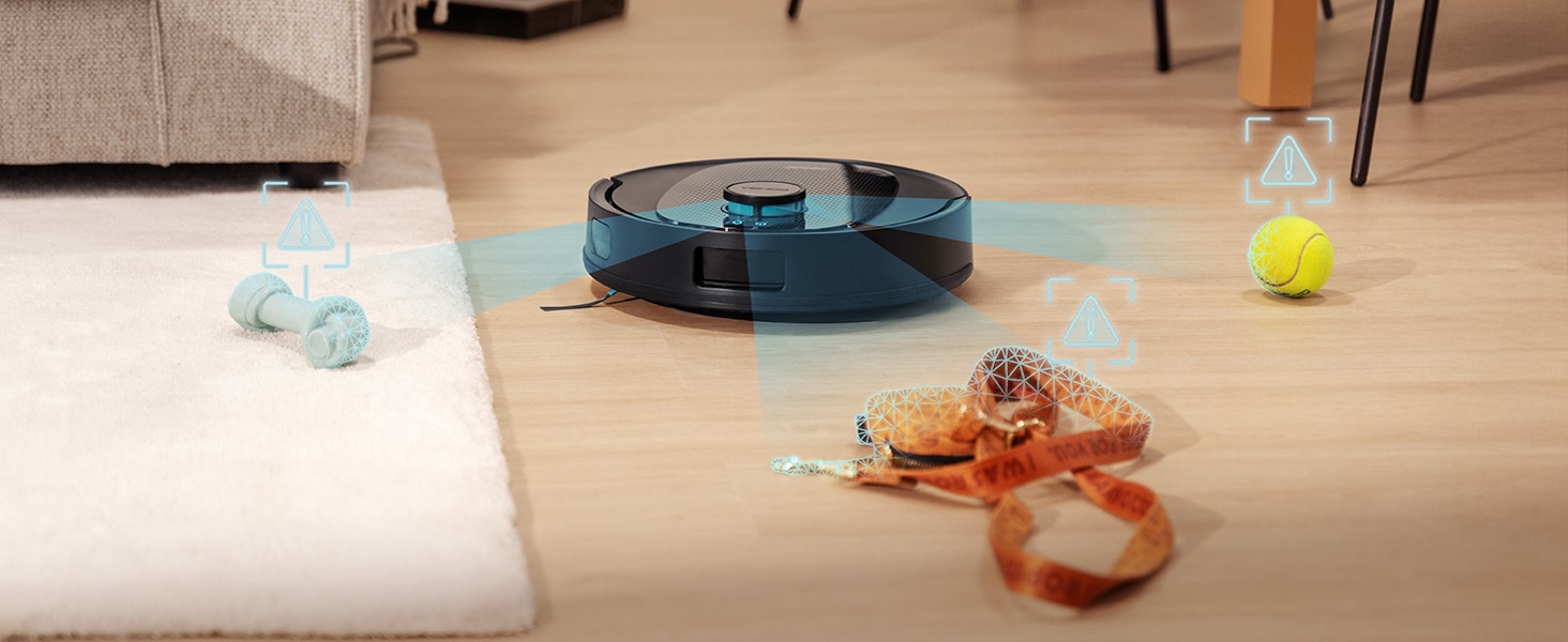 Робот-пилосос та робот-мийник Cecotec Conga Y80 з ШІ та керуванням через додаток. Потужність всмоктування 20000Pa, штучний інтелект, силіконова щітка Anti-Tangle, обертові мікрофібри, автономність до 220 м²