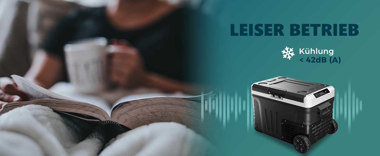 Автохолодильник EUHOMY 35л з Wi-Fi, 12/24V та 220V, портативний компресорний холодильник-морозильник (-20°C~20°C) з колесами та кошиками для подорожей, кемпінгу - чорний