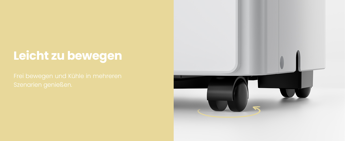 Мобільний кондиціонер Comfee Breezy Cool Pro 2.0 7000 BTU/2.0kW з Wi-Fi, охолодження, вентиляція, осушення – для кімнат до 25 м²