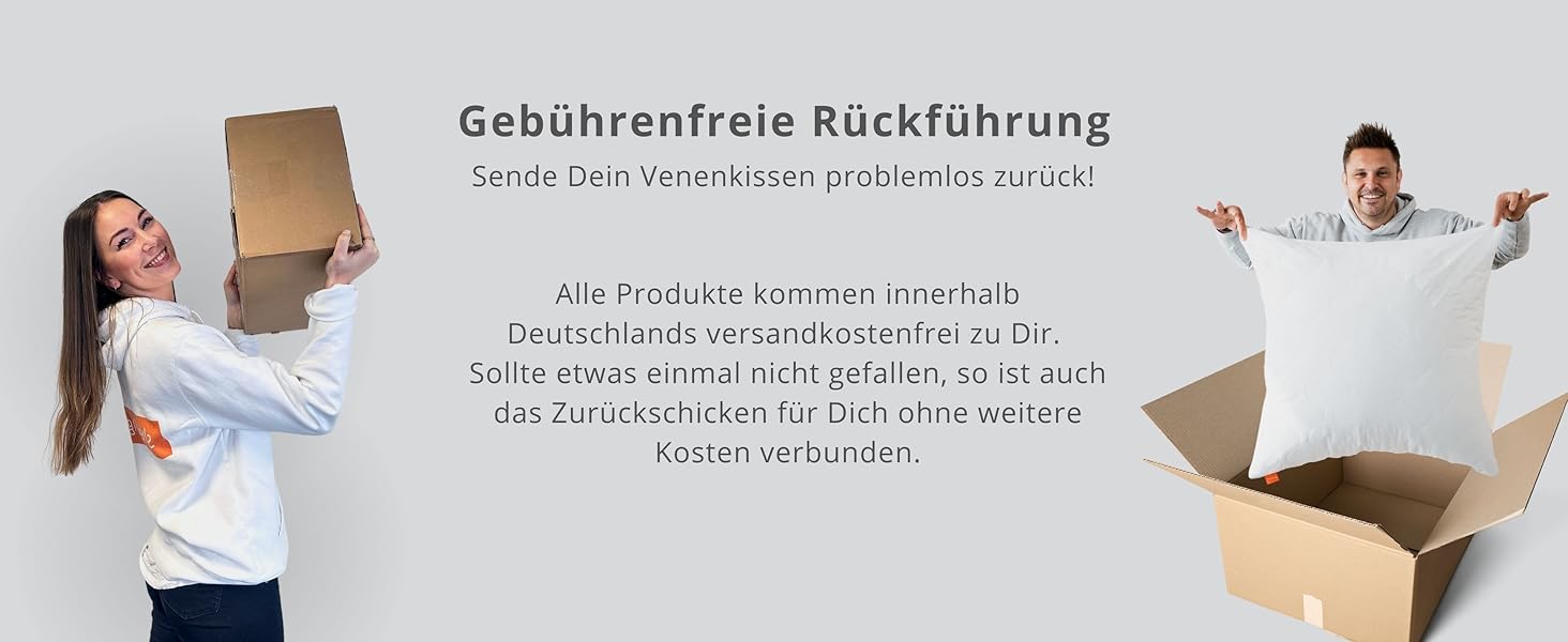 Подушка для ніг Sleepling Venenkissen: для підтримки ніг та комфортного сну, 40 x 68 x 16.5 см, 100% бавовна, Ökotex 100, Made in EU