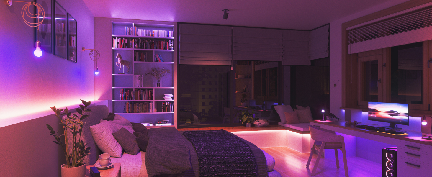 Nanoleaf Holiday String Lights 25м | 300 LED | IP44 | 18W | EU | HomeKit сумісність