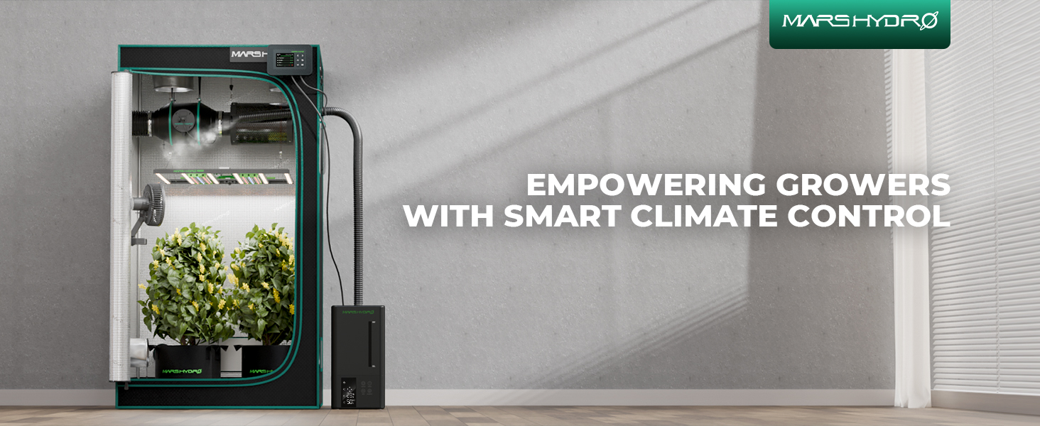 Зволожувач повітря для рослин MARS HYDRO 6л з таймером, ультразвуковий, для гроубоксів та теплиць