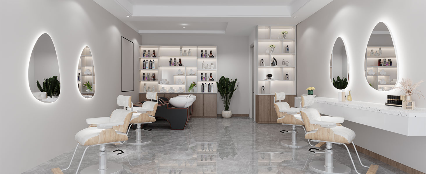 Дзеркало для ванної кімнати Dripex LED з підсвічуванням, сенсорне керування, регулювання яскравості, 3 кольори світла, без запотівання, 85x52 см