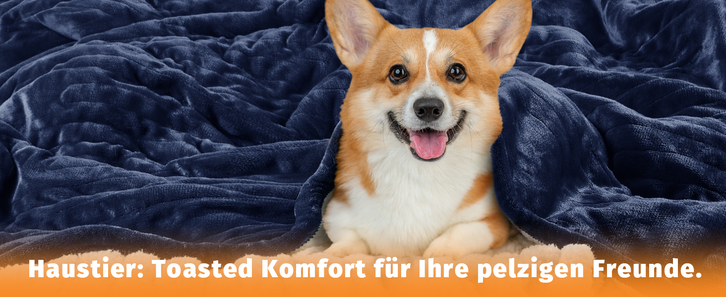 Електрична ковдра BOMOVA з автовимкненням, плюшева ковдра для дому, 10 режимів нагріву, таймер, 130x180 см (Блакитна)