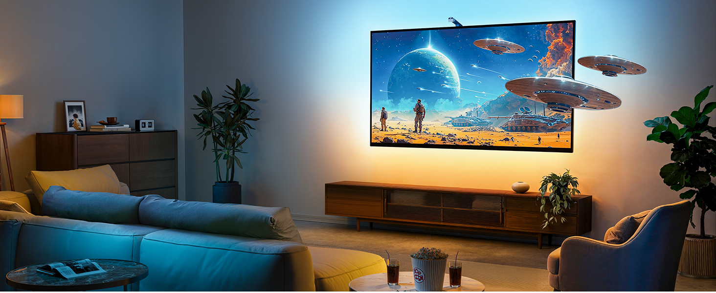 Розумна LED-підсвітка для телевізора Govee TV Backlight 3 Lite з Fish-Eye корекцією, для ТВ 55-65 дюймів (3.6м)