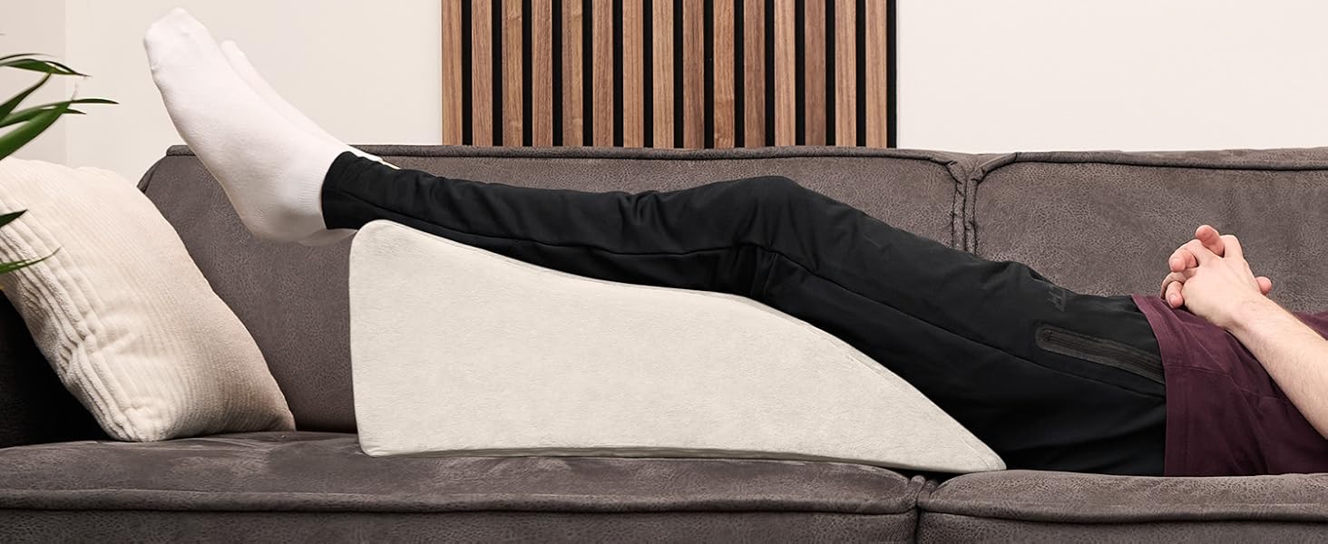 Піднімна подушка для ніг WELL B4: підтримка ніг та колін, ідеальна для лімфодренажу та венозної недостатності