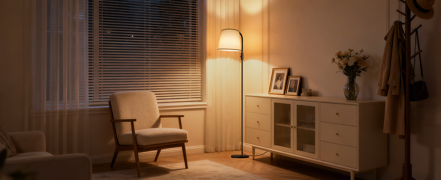 Світлодіодна торшер DUSKTEC RGB для вітальні, смарт-лампа з димером, керування через додаток, тепле та холодне біле світло, 10W, 1200LM, аркова лампа для читання, приліжкова лампа