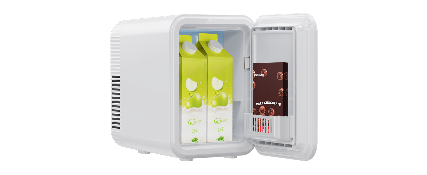 Mini холодильник Enventor 10L: компактний, тихий, з функцією охолодження та підігріву (12V/220V) для авто, спальні, офісу
