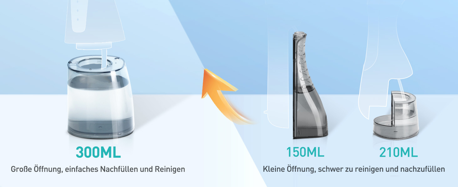 COSLUS Бездротова електрична зубна щітка-іригатор: 4 режими, 300 мл резервуар, для догляду за зубами та язиком, портативна, ідеальна для подорожей, зелений