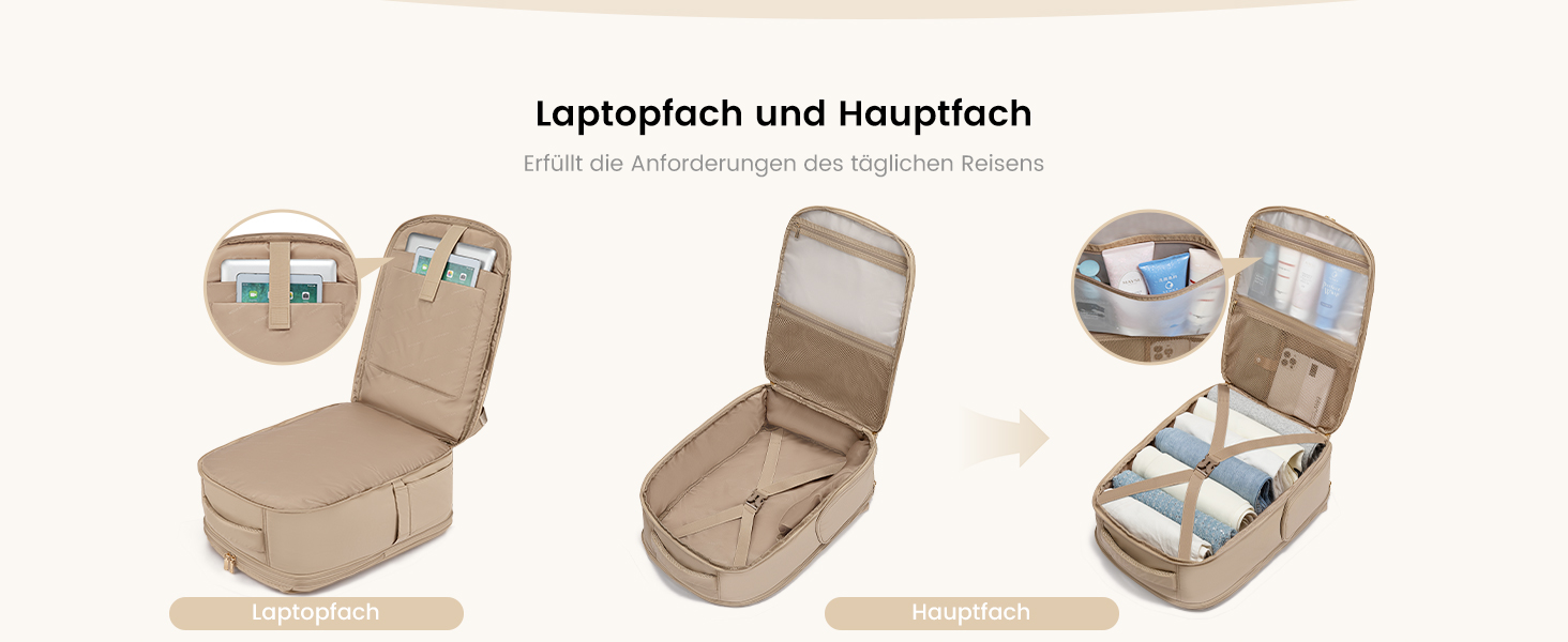 Рюкзак для ручної поклажі OVEVOOK: 40л, для ноутбука 17