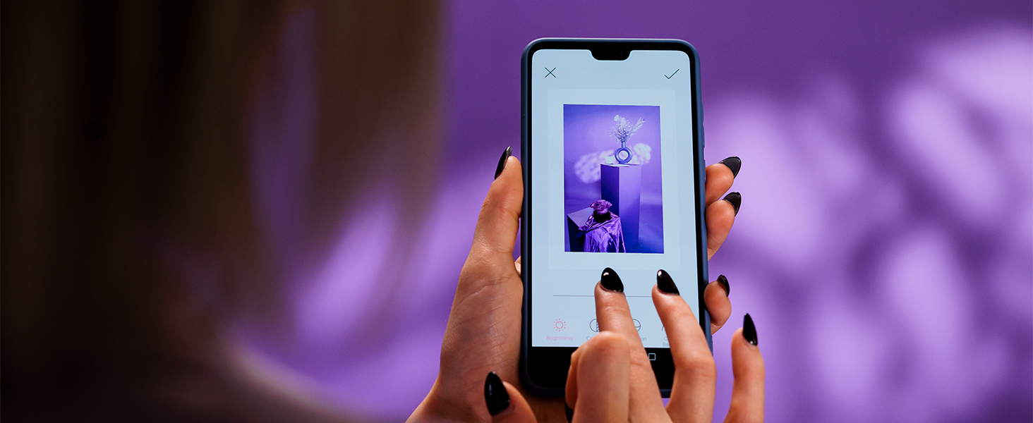 Canon Zoemini 2 Marineblau: Міні-принтер для фотографій, мобільний, компактний, з вбудованим акумулятором. Друкує фото 5x7,6 см зі смартфону/планшету. У комплекті: 20 шт. Zink паперу та 10 шт. круглих наліпок.