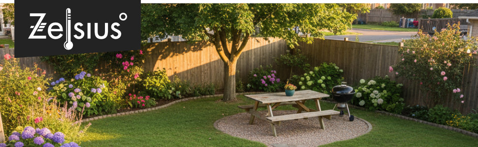 Газовий обігрівач Zelsius 'Zermatt' 11 кВт - для тераси, балкону та саду (Газовий балон не входить у комплект)