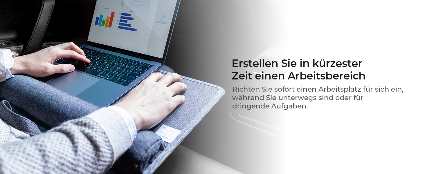 Підставка для ноутбука на колінах, L, з подушкою, для дому/офісу, 17 дюймів, 30.5 x 57 x 4.5 см, деревоподібний дизайн