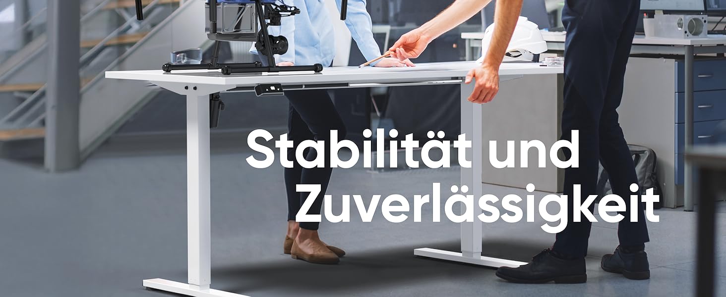 ONKRON Електричний регульований стіл-рама, чорний (Wdf221e-w), до 70 кг, 120-170 см