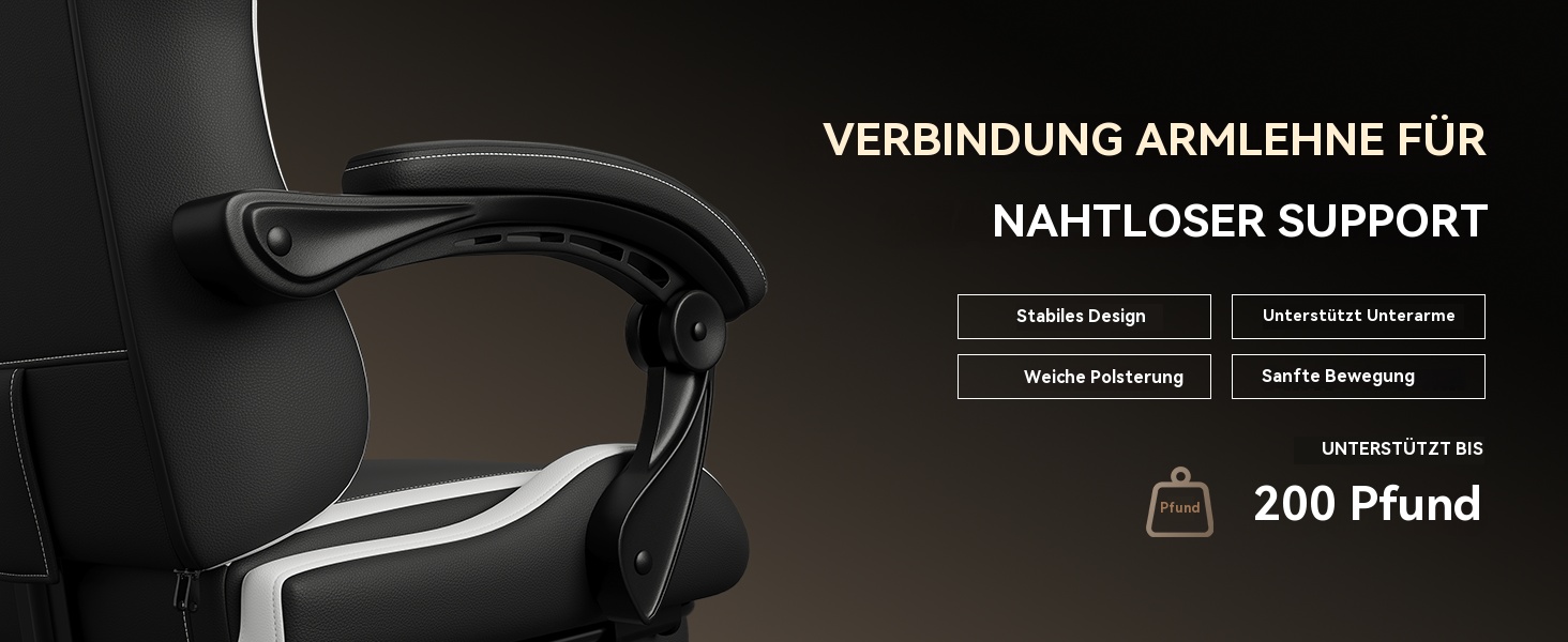 Ігровий крісло Dowinx з підніжкою та масажем попереку. Ергономічне, комфортне, з підголовником. Ідеально для офісу, дому, стрімінгу та тривалих ігрових сесій, біле.