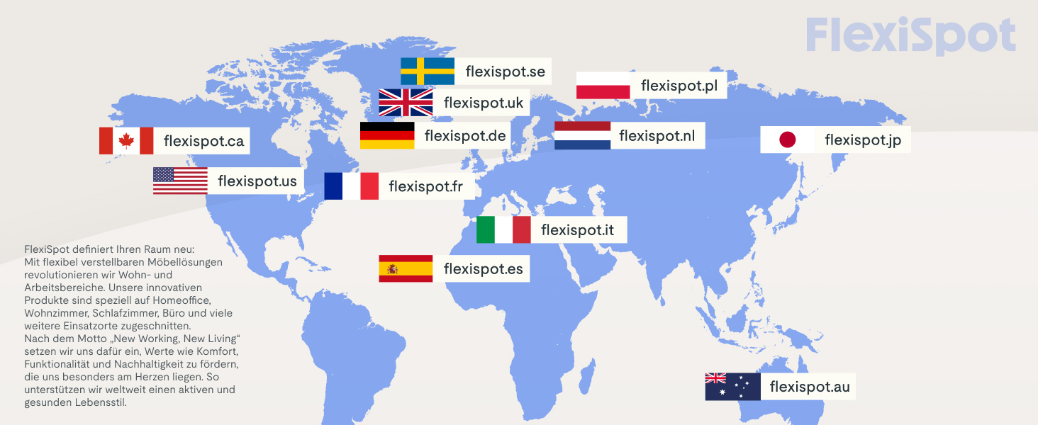 Регульований за висотою стіл FLEXISPOT 160x80 см, білий, електричний, з подвійним мотором, 160 кг, 3-секційний