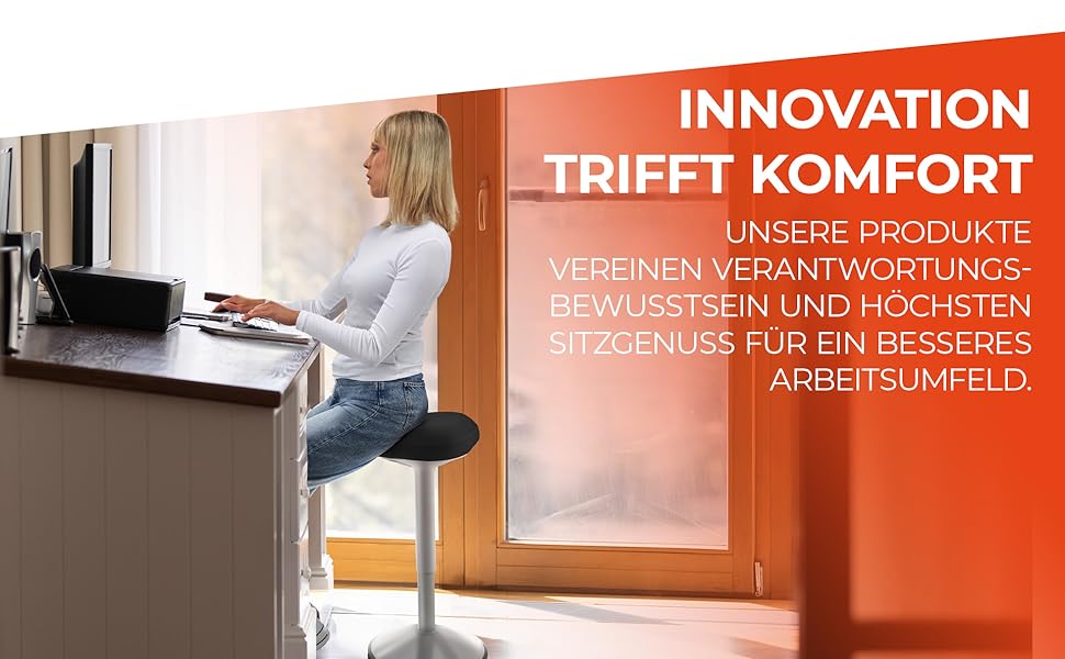 Офісний стілець SMART-Sitzen з ефектом свингу, регульована висота, чорний. Ергономічний стілець для дому та офісу, обертовий, нековзний.