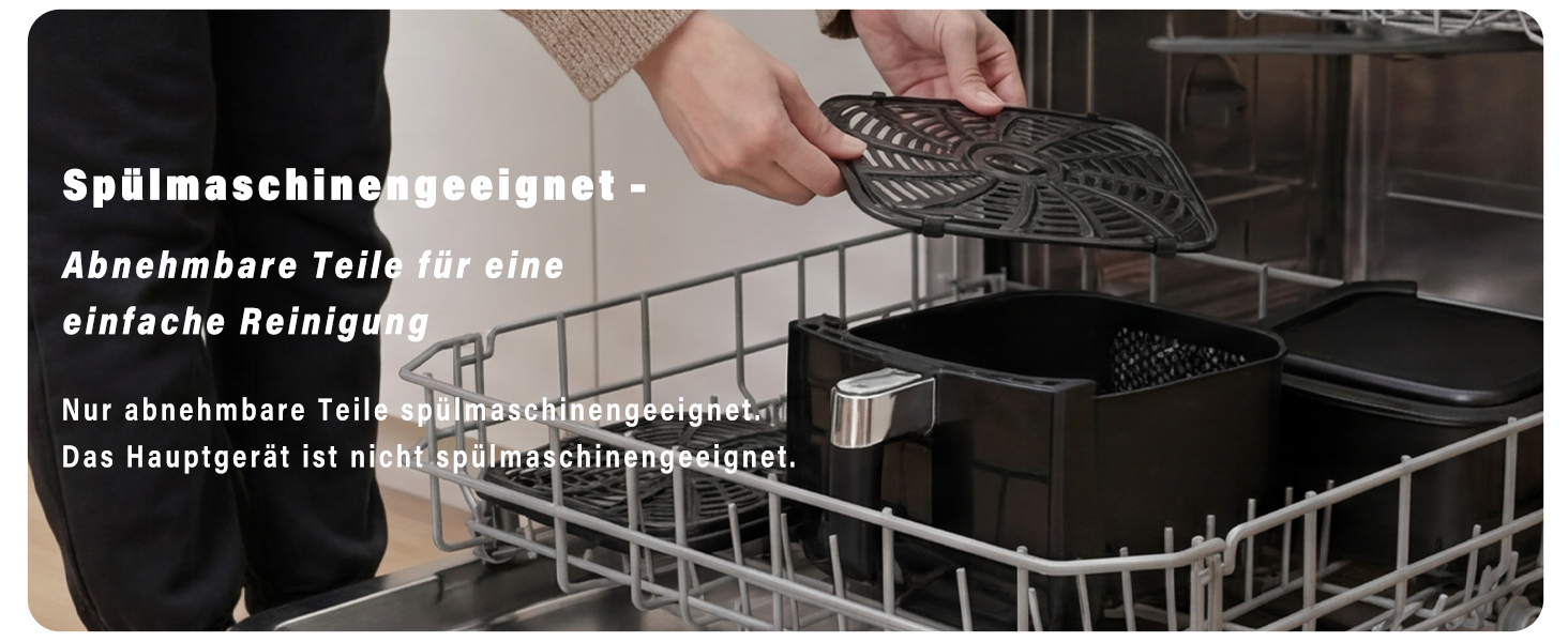 Аерофритюрниця Citybee XXL 10L (5L+5L) з двома камерами та вікном, Dual Zone Airfryer 2200W, сенсорне керування, таймер 24г, чорна