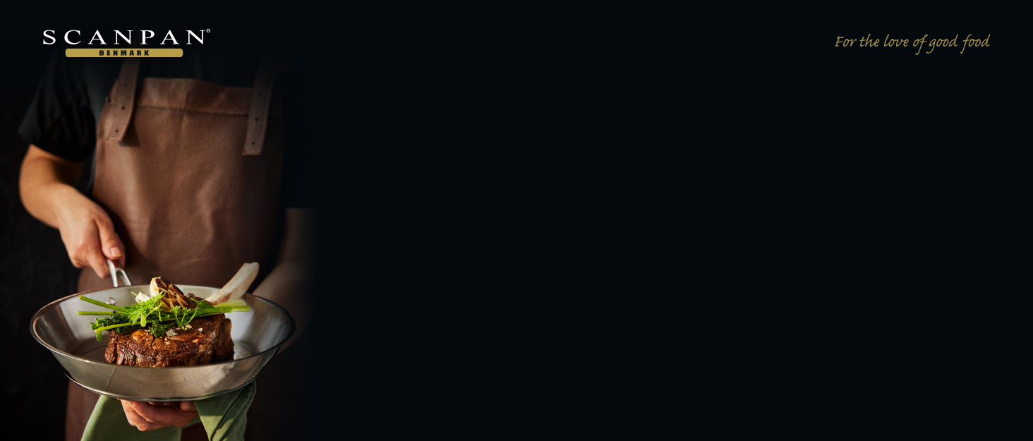 SCANPAN Fusion 5 сковорода з нержавіючої сталі індукційна 26 см | Багатошарове покриття | Для всіх типів плит | Сковорода з зручною ручкою | Придатна для духовки