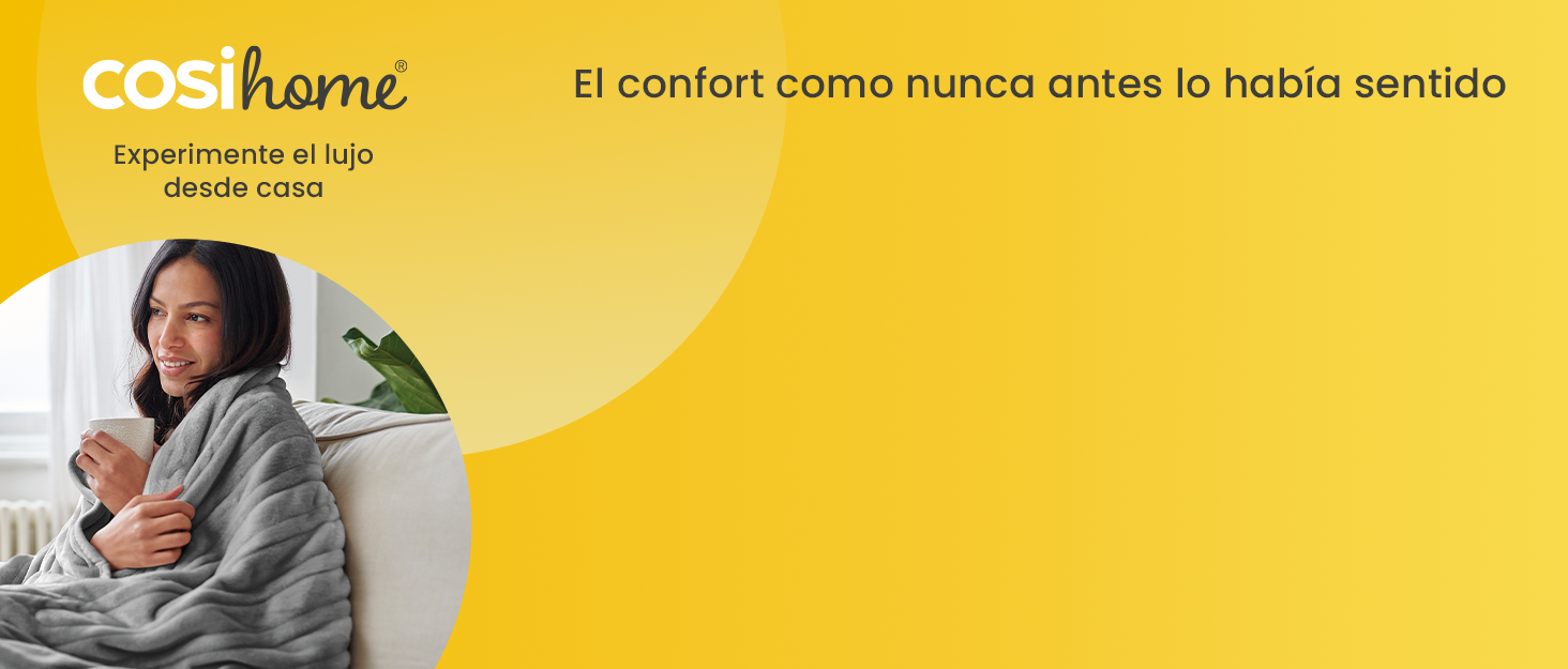 Електрична ковдра Cosi Home 180x130 см з таймером, захистом від перегріву та 10 рівнями нагріву - Кремовий колір