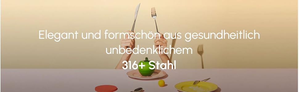 Предмети 12 осіб 316 сталевий набір столових приборів з коробкою, міцний, елегантний і довговічний, міцніший, 18/10, нержавіючий, довговічний, стійкий до корозії, можна мити в посудомийній машині (вигляд), 84