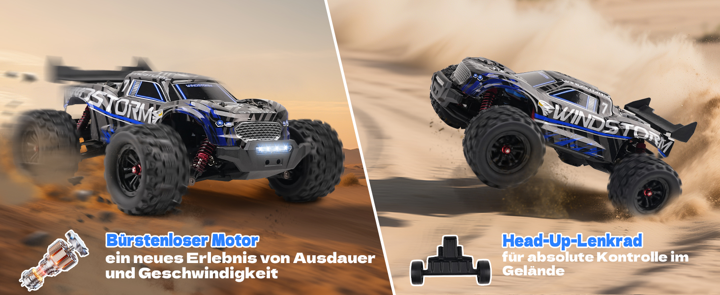 Радіокерований позашляховик 1:18 High-Speed 40 км/год RC Авто 2.4GHz 4WD для дітей та дорослих, з двома акумуляторами, фіолетовий