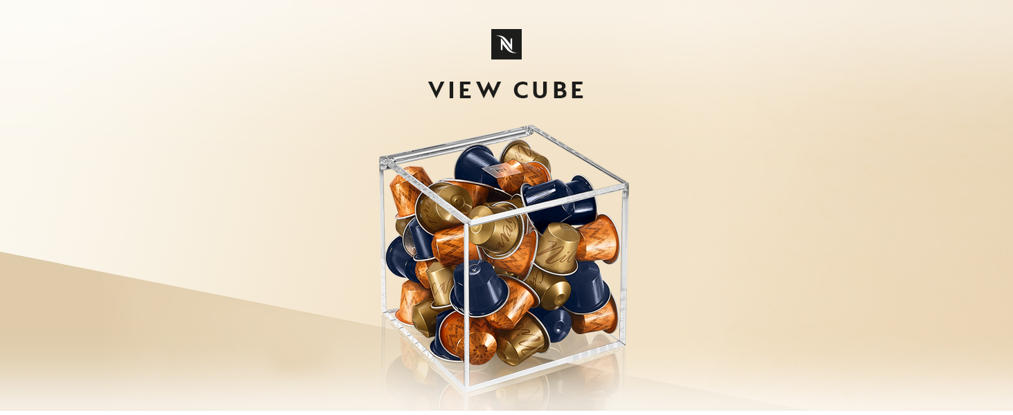 Контейнер для капсул Nespresso VIEW Cube - стильна та зручна організація капсул кави (50 шт.)