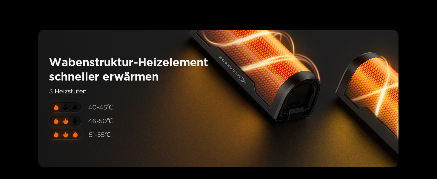 Електричний грілка для рук MyCARBON 10000 mAh USB-C, 9 годин роботи, 3 режими, багаторазовий, для жінок та чоловіків, подарунок для кемпінгу, туризму, гольфу