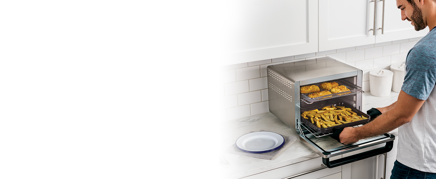 Ninja Foodi Міні-піч 8-в-1 SP101EU: Air Fry, Гриль, Випічка, та інше. Срібно-чорний колір