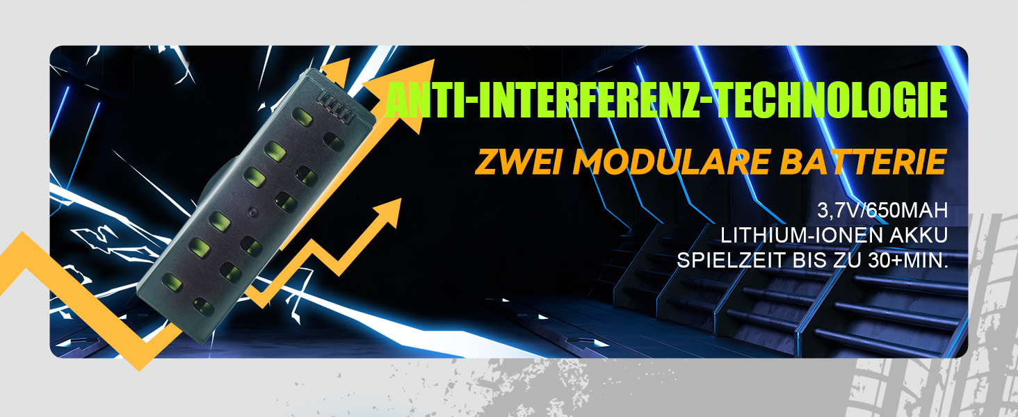 Радіокерований позашляховик Monstertruck 1/22 для дітей від 6 років, 2.4GHz, водонепроникний (2 акумулятори)