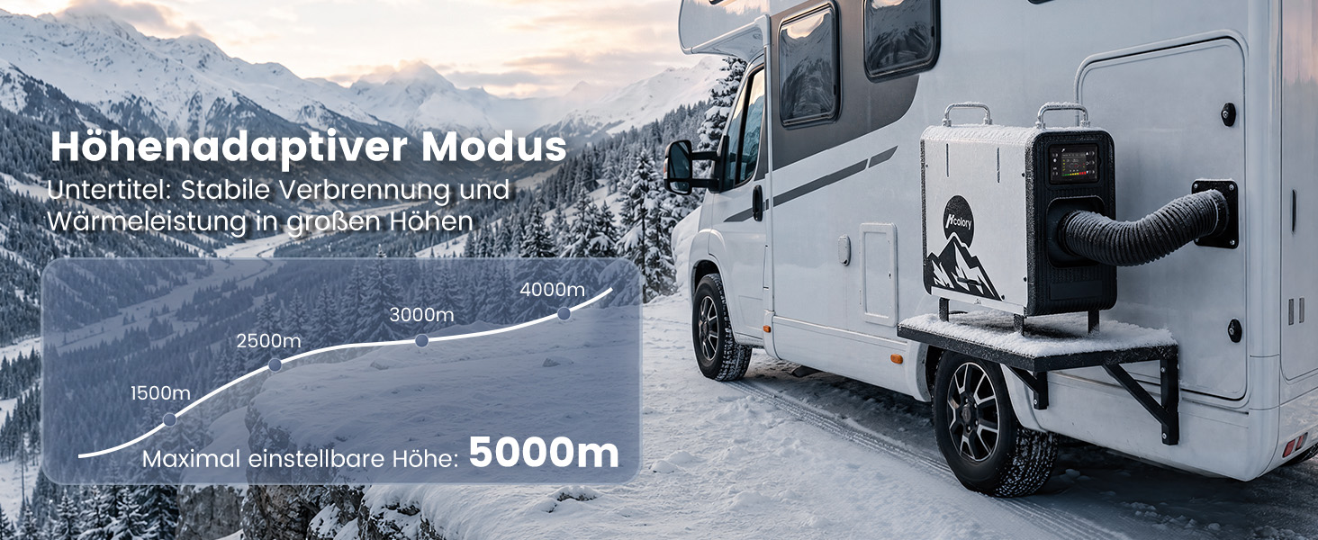 Автономний дизельний обігрівач повітря HCALORY HBS-3S 8кВт, 12V/24V DC та 220-240V AC з керуванням через додаток APP та адаптером