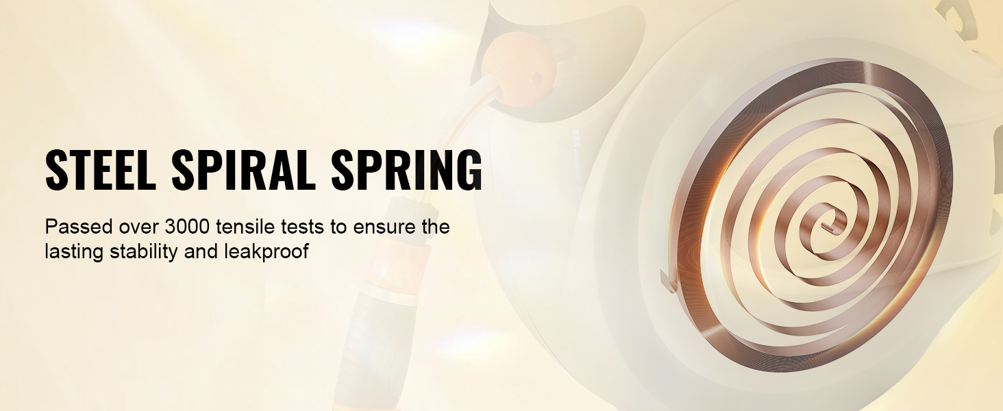 Шланг для поливу VEVOR 35 м з підключенням 12 мм з кріпленням на стіну, ручкою та автоматичним змотуванням. Комплектується розпилювачем з 9-ма режимами. Ідеально для поливу та миття автомобіля.