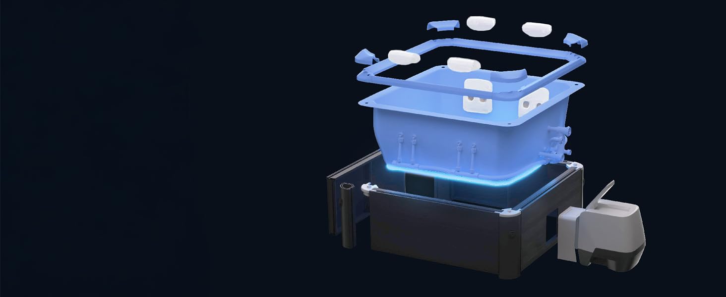 Гідромасажний басейн-джакузі BRAST Whirlpool MSpa Oslo для 6 осіб, 160x160x65 см, 120 масажних форсунок, LED-підсвітка, зимостійкий, для дому та вулиці