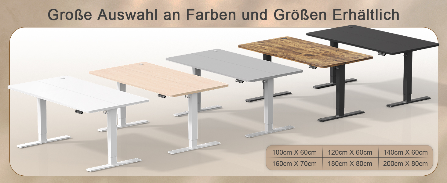 Регульований стіл JUMMICO 80x60 см з USB-роз'ємом: електричний, ергономічний, для офісу та дому